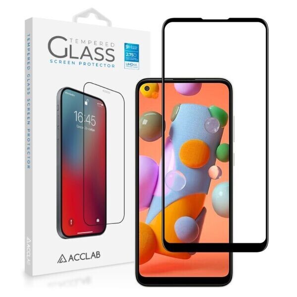 

Защитное стекло ACCLAB Full Glue для Samsung Galaxy A11 (A115) - Black