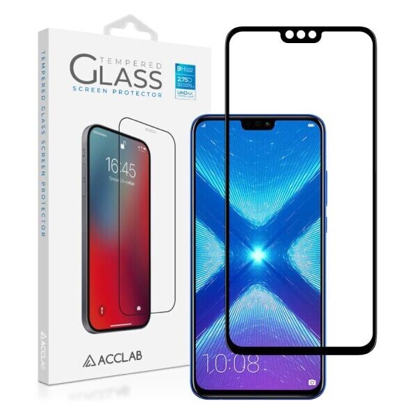 

Защитное стекло ACCLAB Full Glue для Huawei Honor 8X - Black