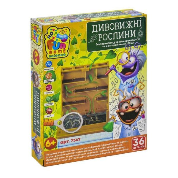 

Ботанические опыты Удивительные растения 7347 (12) FUN GAME, (Украина)