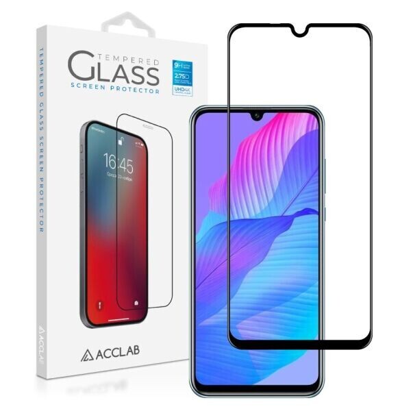

Защитное стекло ACCLAB Full Glue для Huawei P Smart S - Black