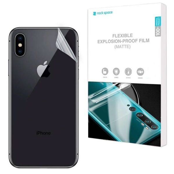 

Антибликовая пленка на заднюю панель RockSpace Explosion-Proof Matte для Apple iPhone X/iPhone XS - Matte