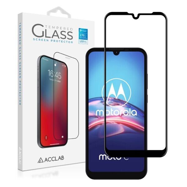 

Защитное стекло ACCLAB Full Glue для Motorola Moto E6S - Black