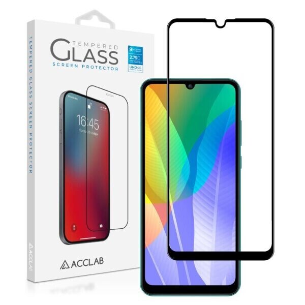 

Защитное стекло ACCLAB Full Glue для Huawei Y6p - Black