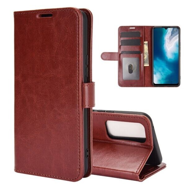 

Чехол-книжка Deexe Wallet Style для VIVO V20 SE - Brown