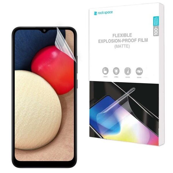 

Антибликовая пленка на экран RockSpace Explosion-Proof Matte для Samsung Galaxy A02s (A025)