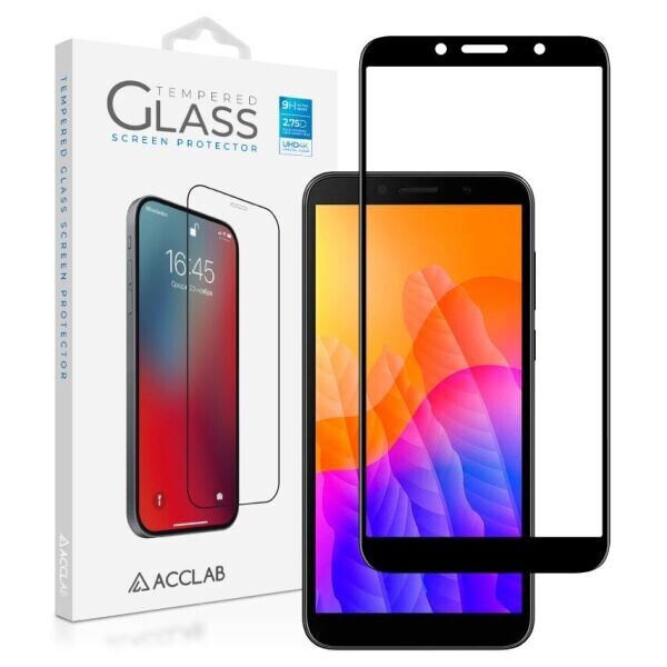 

Защитное стекло ACCLAB Full Glue для Huawei Y5p - Black