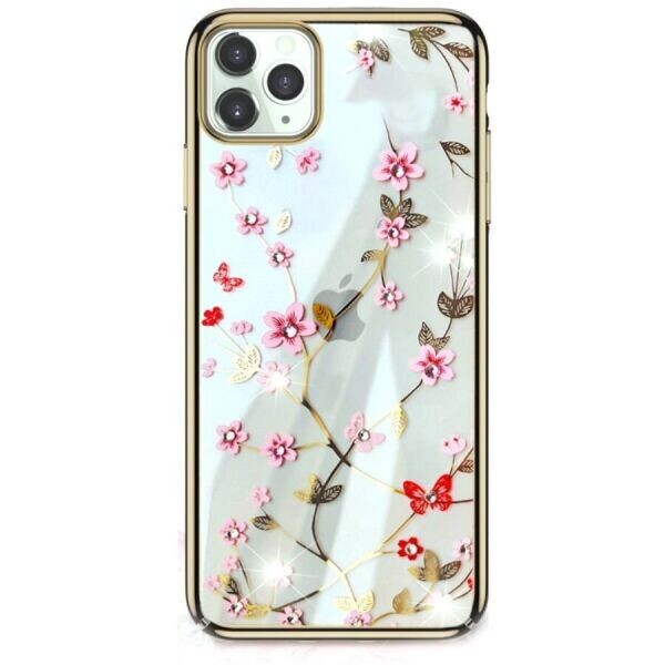 

Пластиковый чехол SULADA Blooms Series для Apple iPhone 12 Pro Max - Gold