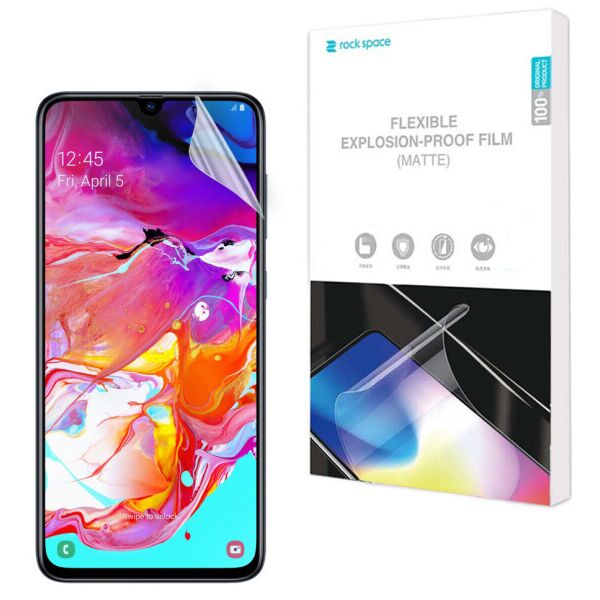 

Антибликовая пленка на экран RockSpace Explosion-Proof Matte для Samsung Galaxy A70 (A705)