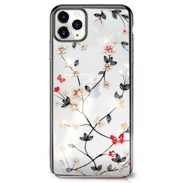 

Пластиковый чехол SULADA Blooms Series для Apple iPhone 12 / iPhone 12 Pro - Black
