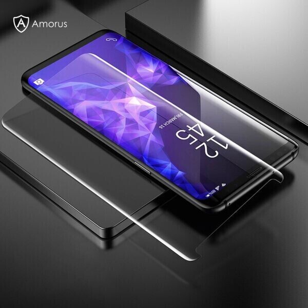 

Защитное стекло AMORUS 3D Curved UV для Samsung Galaxy Note 9 (N960) (с лампой UV)