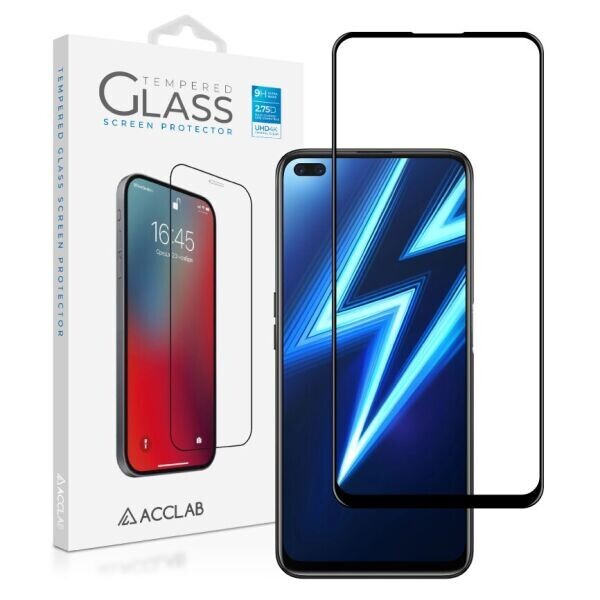 

Защитное стекло ACCLAB Full Glue для Realme 6 PRO - Black