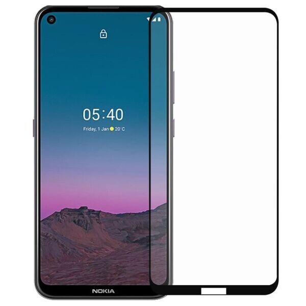 

Защитное стекло Deexe Full Glue Coverage для Nokia 5.4 - Black