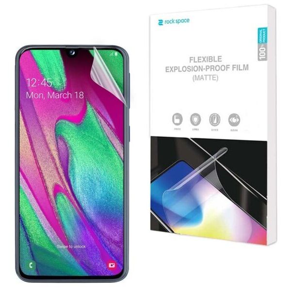 

Антибликовая пленка на экран RockSpace Explosion-Proof Matte для Samsung Galaxy A40 (А405)