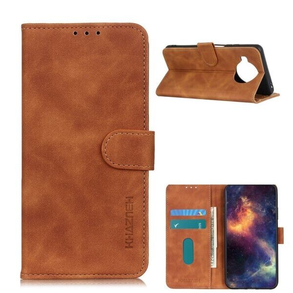 

Чехол-книжка KHAZNEH Retro Wallet для Xiaomi Mi 10T Lite - Brown