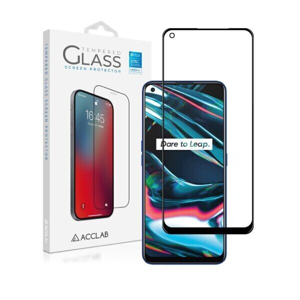 

Защитное стекло ACCLAB Full Glue для Realme 7 Pro - Black