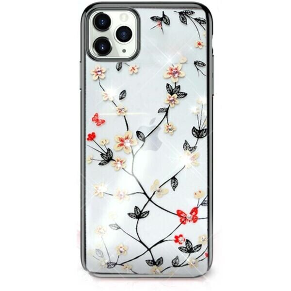 

Пластиковый чехол SULADA Blooms Series для Apple iPhone 12 mini - Black