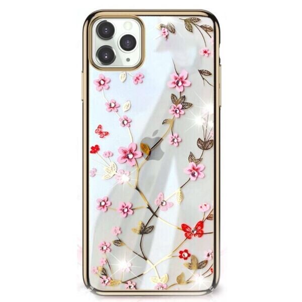 

Пластиковый чехол SULADA Blooms Series для Apple iPhone 12 mini - Gold