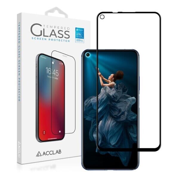 

Защитное стекло ACCLAB Full Glue для Huawei Honor 20 - Black