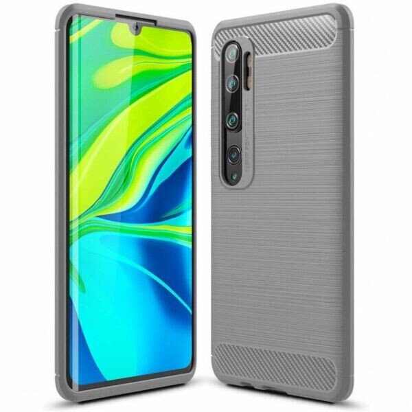 

Защитный чехол UniCase Carbon для Xiaomi Mi Note 10 / Note 10 Pro - Gray