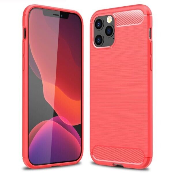 

Защитный чехол UniCase Carbon для Apple iPhone 12 Pro Max - Red