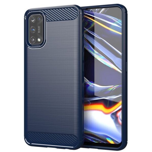 

Защитный чехол UniCase Carbon для Realme 7 Pro - Blue