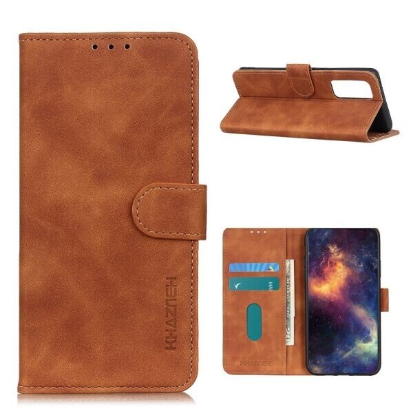 

Чехол-книжка KHAZNEH Retro Wallet для Xiaomi Mi 10T / Mi 10T Pro - Brown
