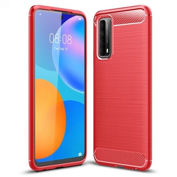 

Защитный чехол UniCase Carbon для Huawei P Smart 2021 - Red