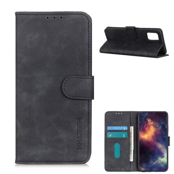 

Чехол-книжка KHAZNEH Retro Wallet для Xiaomi Poco M3 - Black