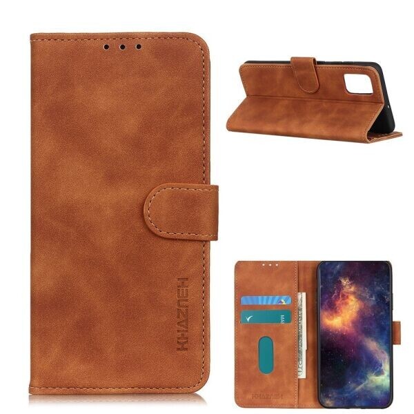 

Чехол-книжка KHAZNEH Retro Wallet для Xiaomi Poco M3 - Brown