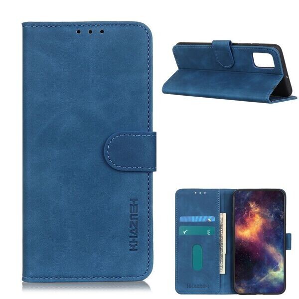 

Чехол-книжка KHAZNEH Retro Wallet для Xiaomi Poco M3 - Blue