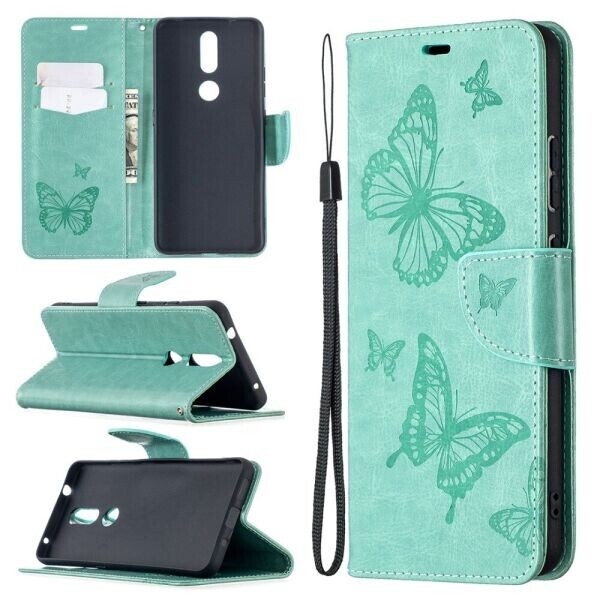 

Чехол UniCase Butterfly Pattern для Nokia 2.4 - Cyan