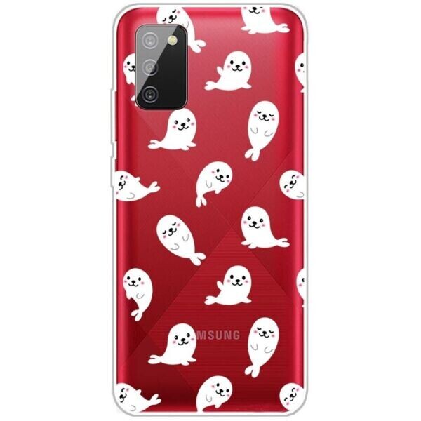 

Силиконовый (TPU) чехол Deexe Pretty Glossy для Samsung Galaxy A02s (A025) - Seal