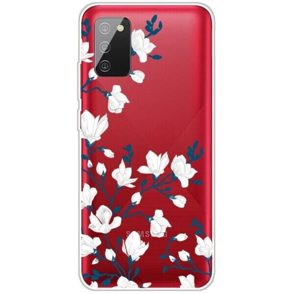 

Силиконовый (TPU) чехол Deexe Pretty Glossy для Samsung Galaxy A02s (A025) - Flower