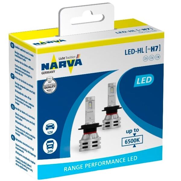 

Светодиодные лампы LED Narva Range Performance H7 6500k 24w 12-24v (18033)