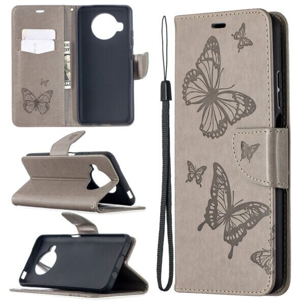 

Чехол-книжка UniCase Butterfly Pattern для Xiaomi Mi 10T Lite - Grey