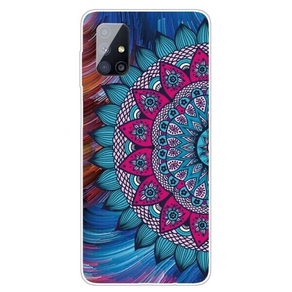 

Силиконовый (TPU) чехол Deexe Pretty Glossy для Samsung Galaxy M51 (M515) - Mandala Flower