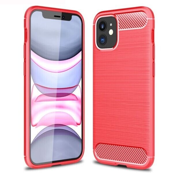 

Защитный чехол UniCase Carbon для Apple iPhone 12 mini - Red