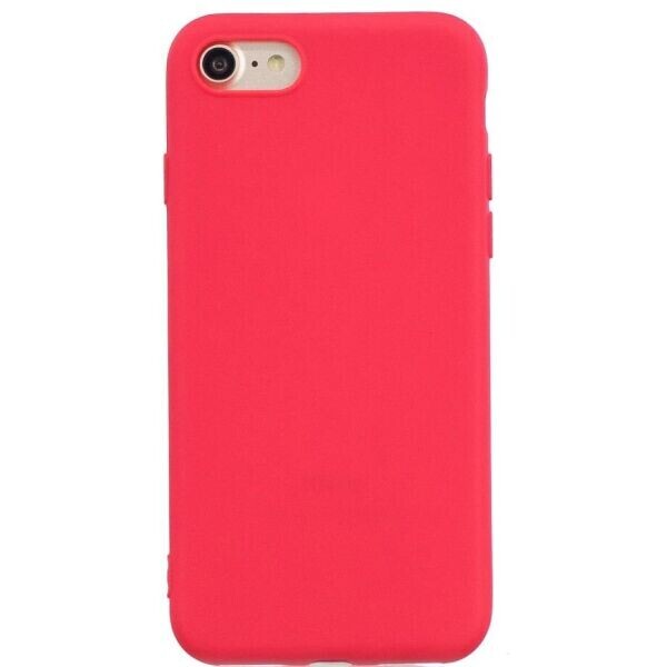 

Силиконовый (TPU) чехол Deexe Matte Case для Apple iPhone SE 2 (2020) / iPhone 8 / iPhone 7 - Red