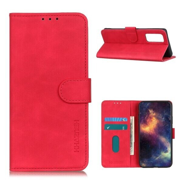 

Чехол-книжка KHAZNEH Retro Wallet для VIVO V20 SE - Red