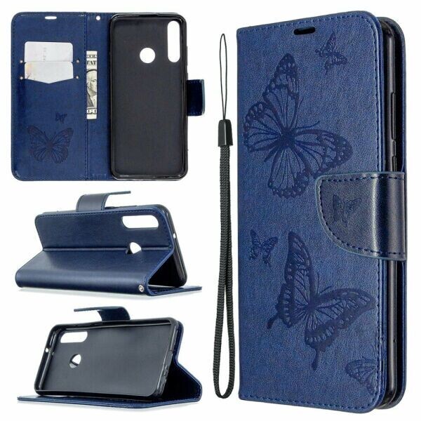 

Чехол UniCase Butterfly Pattern для Huawei Y6p - Blue