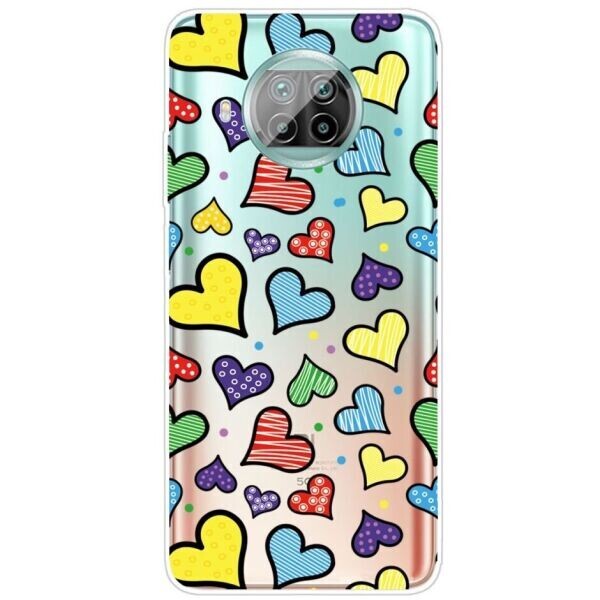 

Силиконовый (TPU) чехол Deexe Pretty Glossy для Xiaomi Mi 10T Lite - Hearts