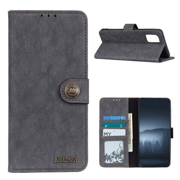 

Чехол-книжка KHAZNEH Wallet Cover для Xiaomi Poco M3 - Black