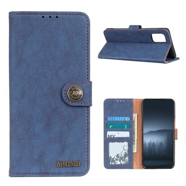 

Чехол-книжка KHAZNEH Wallet Cover для Xiaomi Poco M3 - Blue
