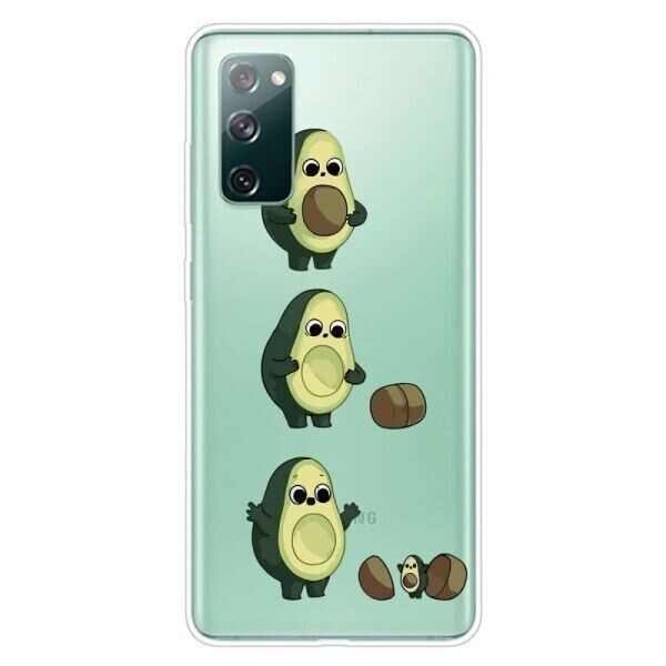 

Силиконовый (TPU) чехол Deexe Pretty Glossy для Samsung Galaxy S20 FE (G780) - Avocado