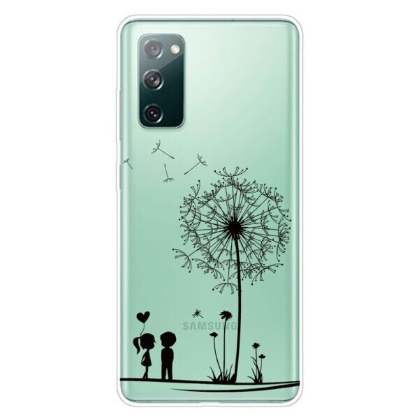 

Силиконовый (TPU) чехол Deexe Pretty Glossy для Samsung Galaxy S20 FE (G780) - Dandelion