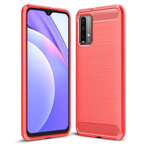 

Чехол UniCase Carbon для Xiaomi Redmi 9T - Red
