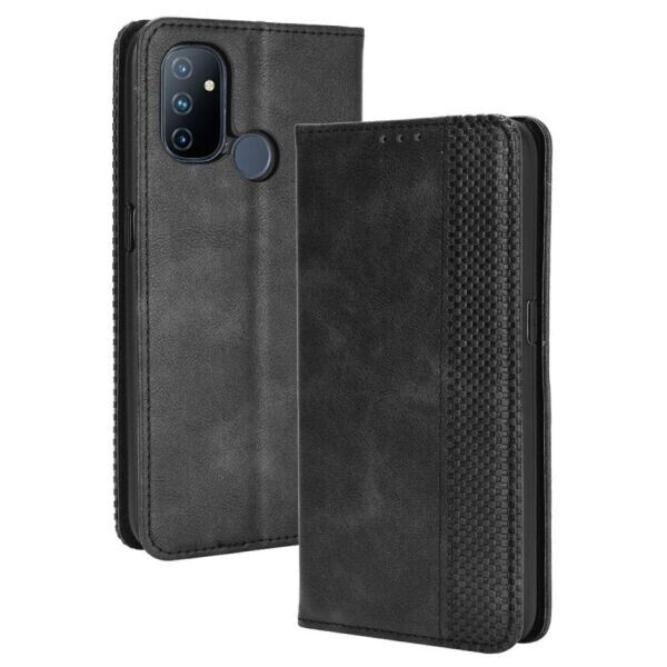 

Чехол Deexe Retro Style для OnePlus Nord N100 - Black