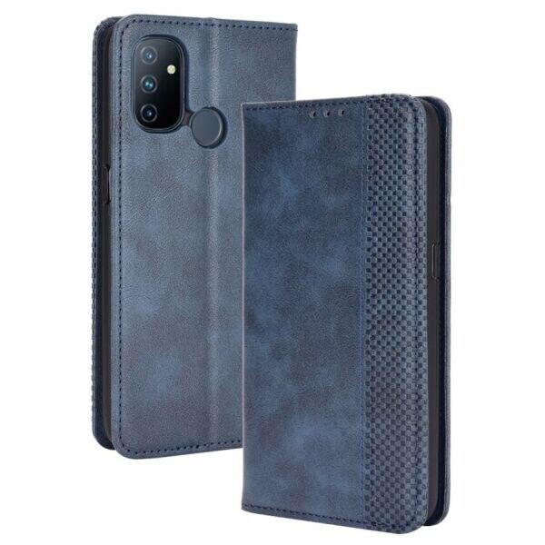 

Чехол Deexe Retro Style для OnePlus Nord N100 - Blue