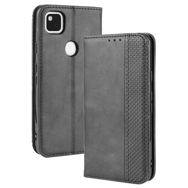 

Чехол Deexe Retro Style для Google Pixel 4A - Black