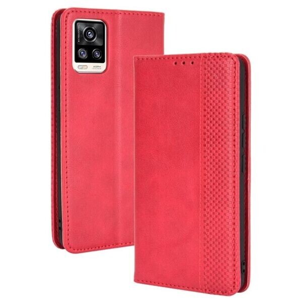 

Чехол Deexe Retro Style для VIVO V20 - Red